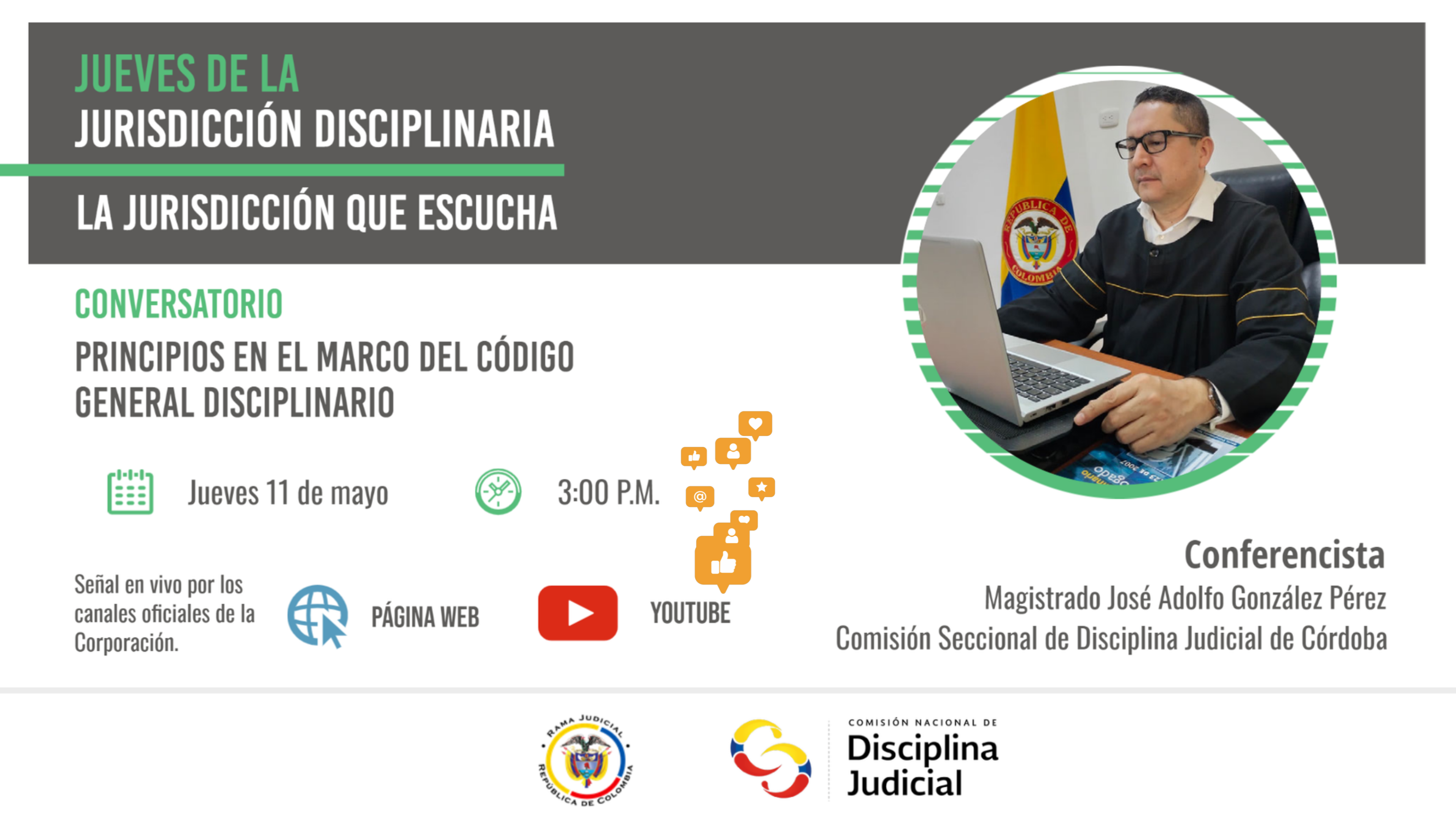 Conversatorio: Principios en el marco del Código General Disciplinario