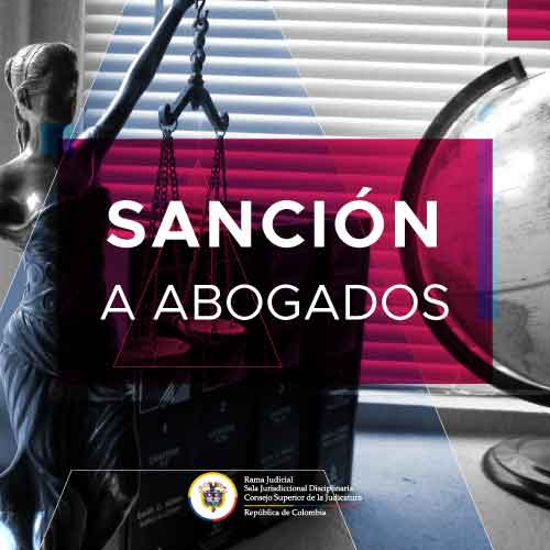 Se confirma sanción contra abogado en Cali, sobre excluírlo en el ejercicio de la profesión